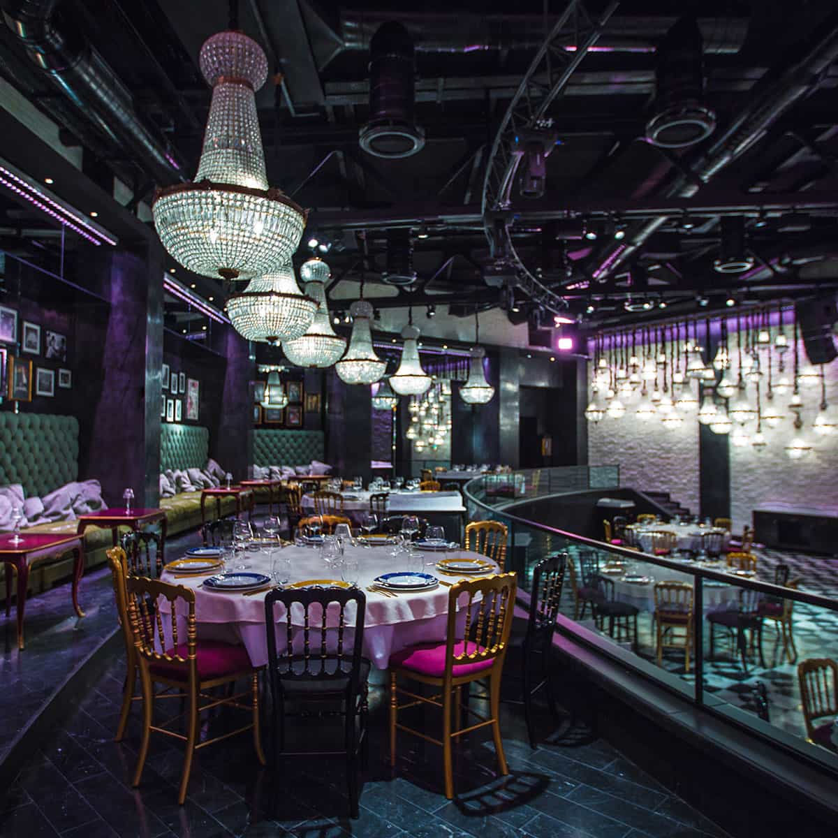 World-class jazz performance space Ronnie Scott's jazz venue stage with intimate seating and warm atmospheric lighting