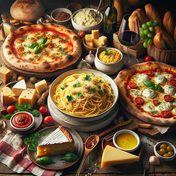 Italian restaurant interior showcasing traditional cuisine in Soho's diverse dining scene