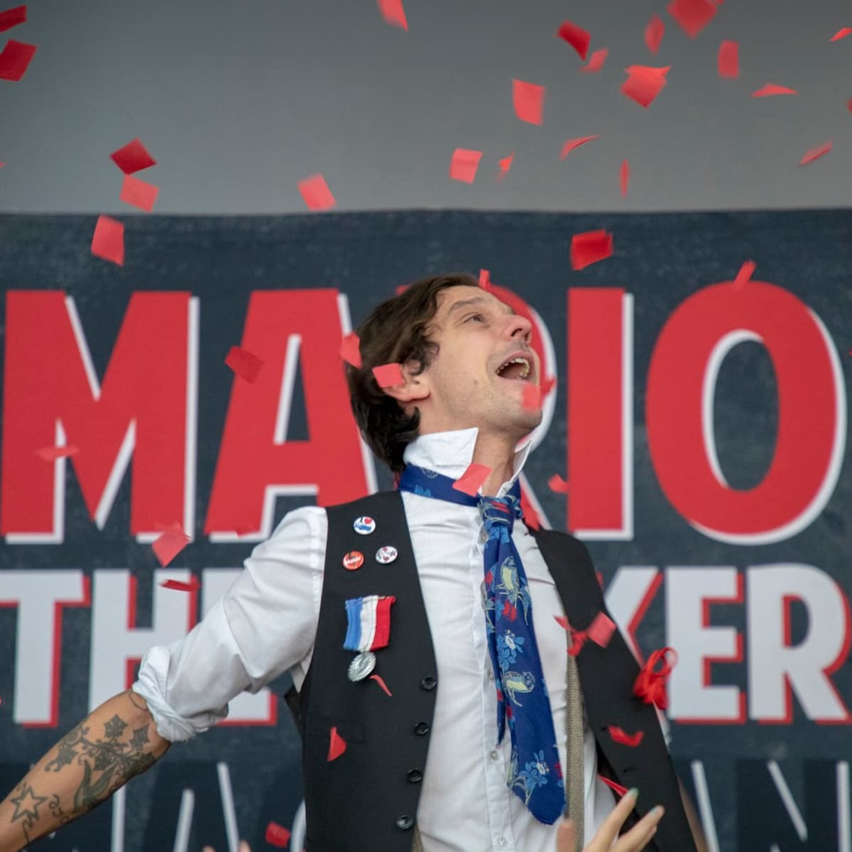 Mario's promotional portrait Mario the Maker Magician posing for promotional photo showcasing his magical entertainment act