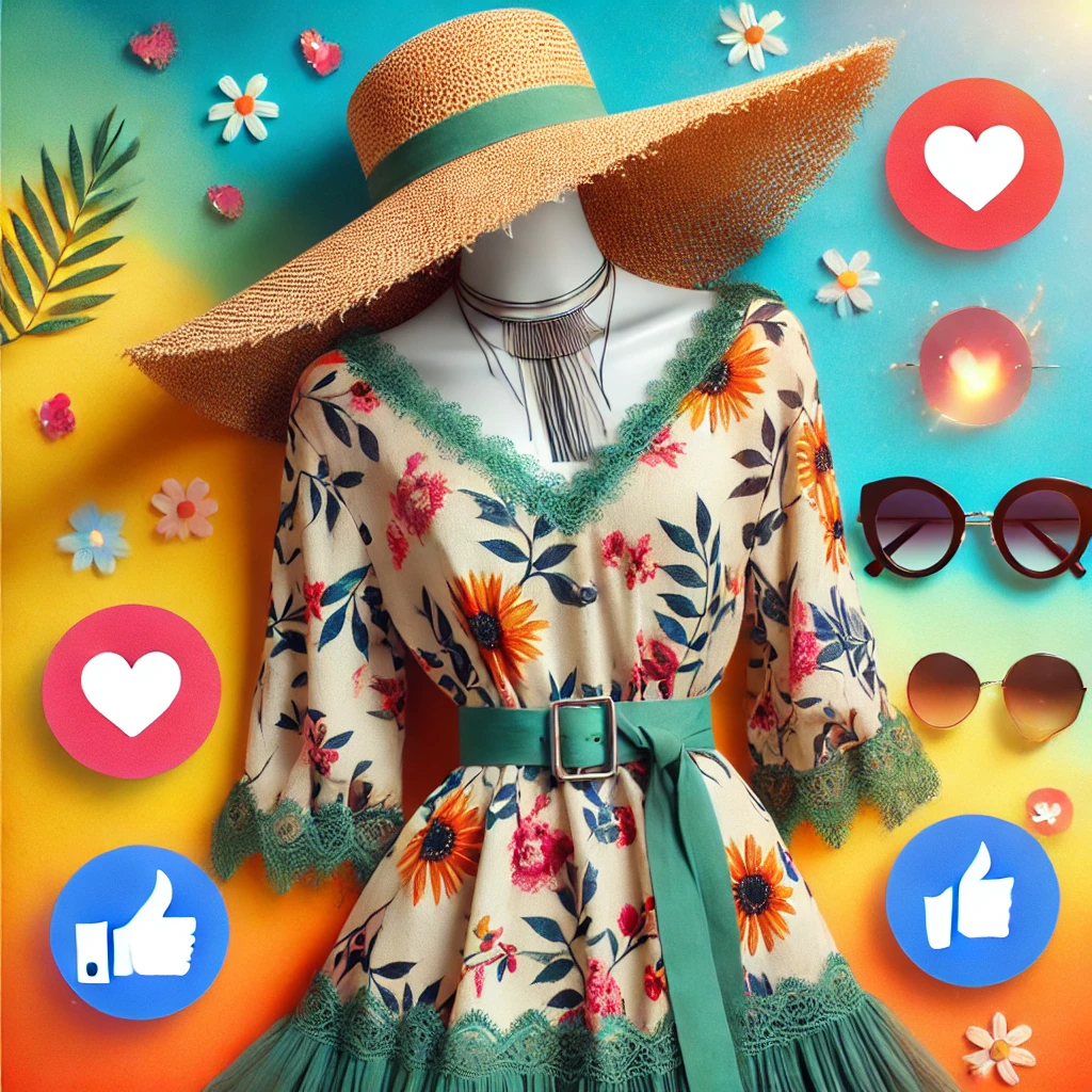 Clothes brand on social media