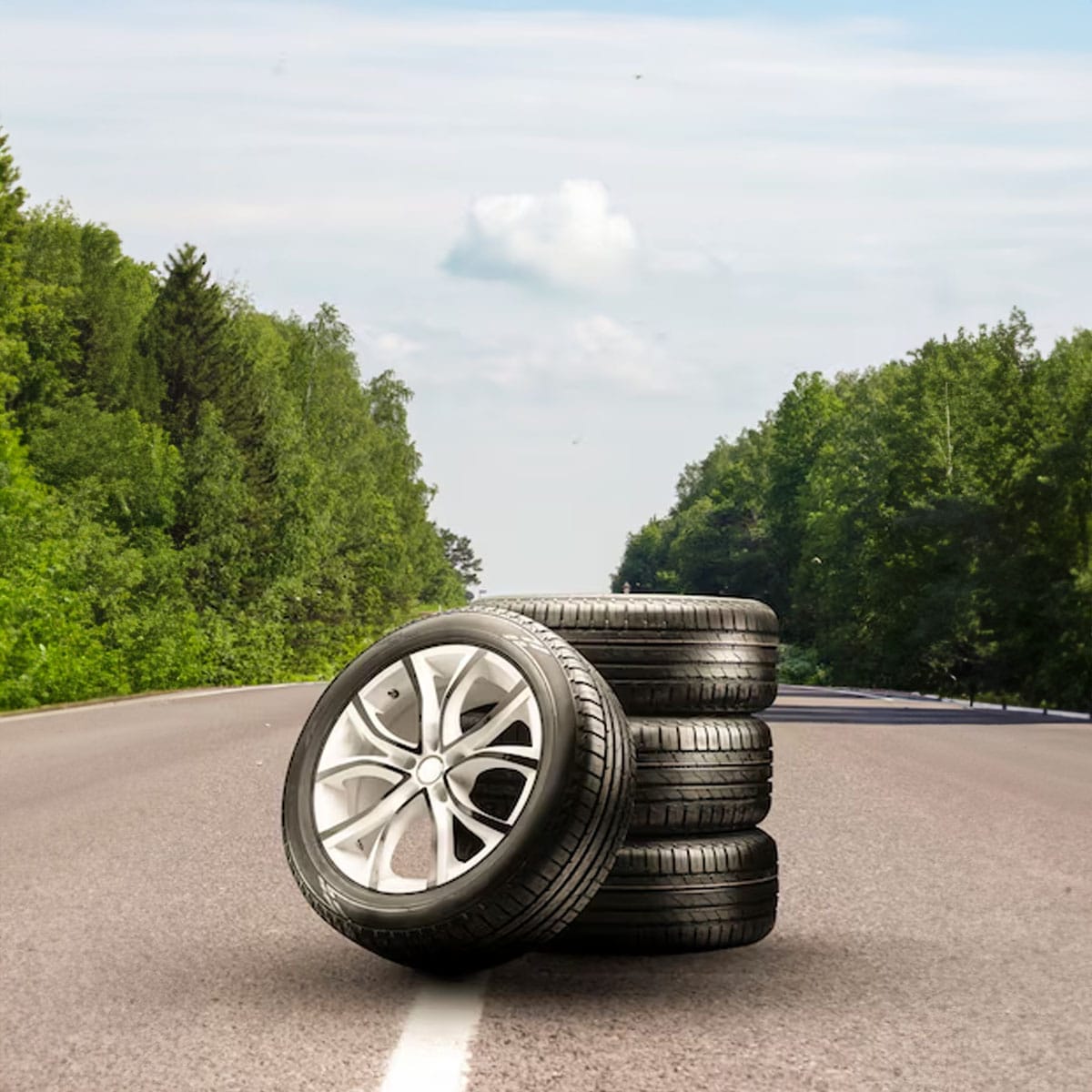 Tyre maintenance essentials Professional car tyre maintenance and inspection service being performed on vehicle