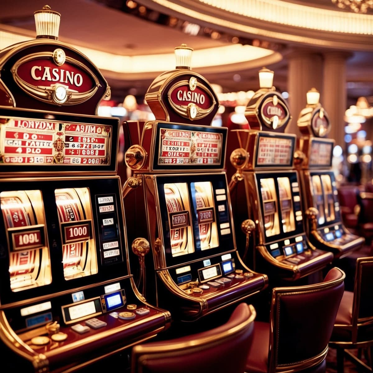 Slot machine interface demonstrating volatility levels and payout frequency mechanics for players