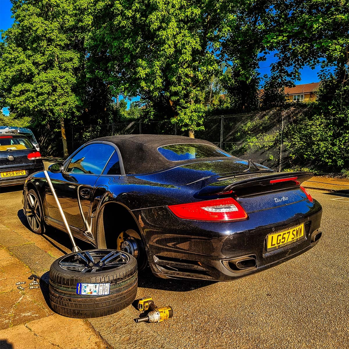 Preventative tyre maintenance check to avoid future puncture emergencies