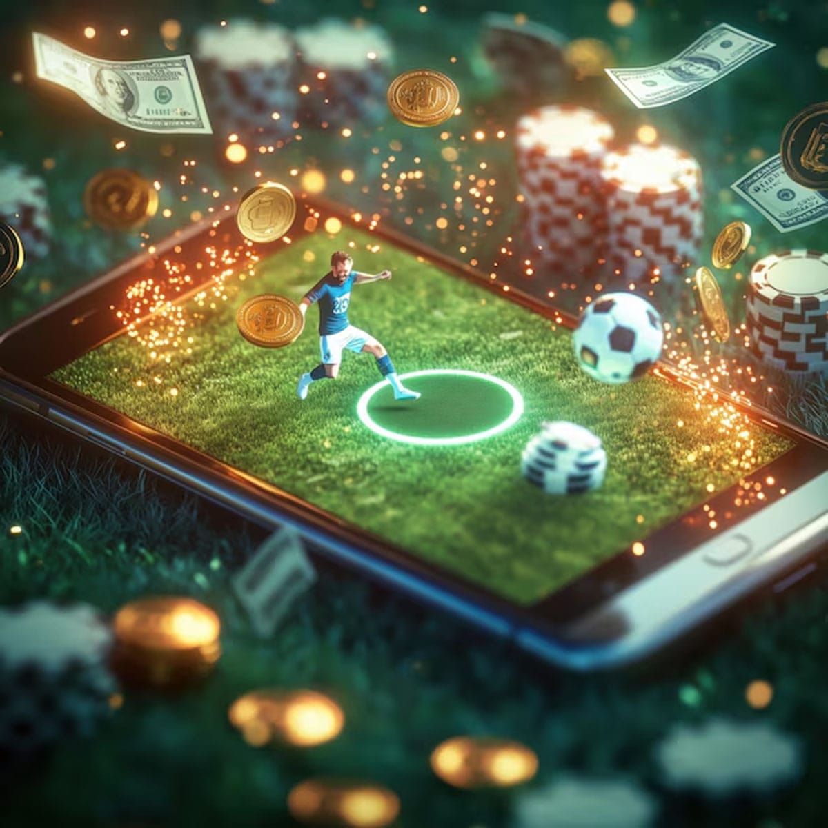 Advanced betting technology platform Modern digital sports betting technology dashboard with real-time odds and wagering features