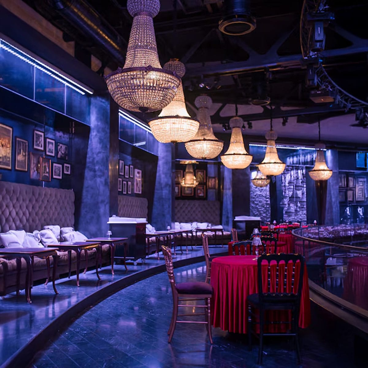 Guests enjoying interactive games and challenges at a Soho dining venue