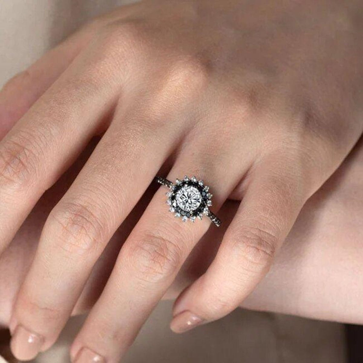 Black Diamond Engagement Rings that Reflect Attributes like Authority and Power