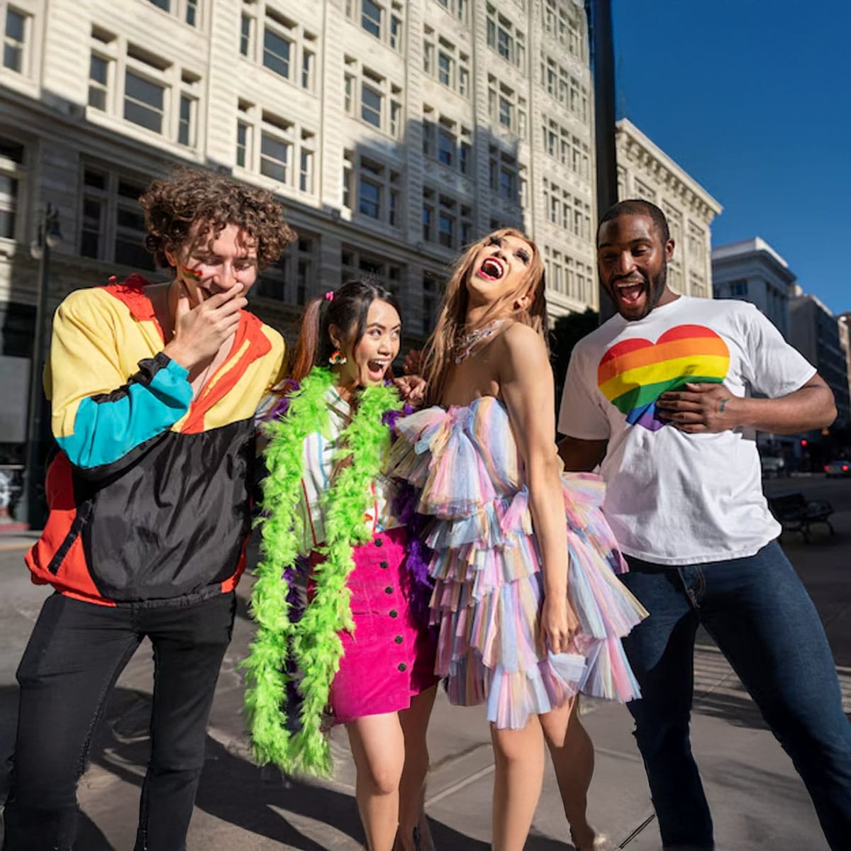 Community pride in action London's diverse community celebrating LGBTQ+ pride and inclusivity in Soho's welcoming environment