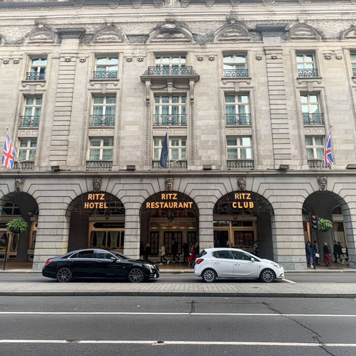 The Ritz Club's elegant interior showcasing iconic London casino architectural design