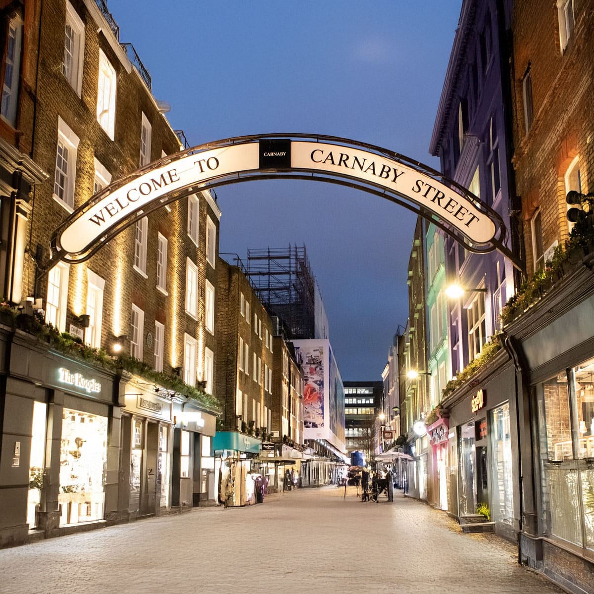 Artist navigating Soho's bustling environment whilst maintaining productive creative routine
