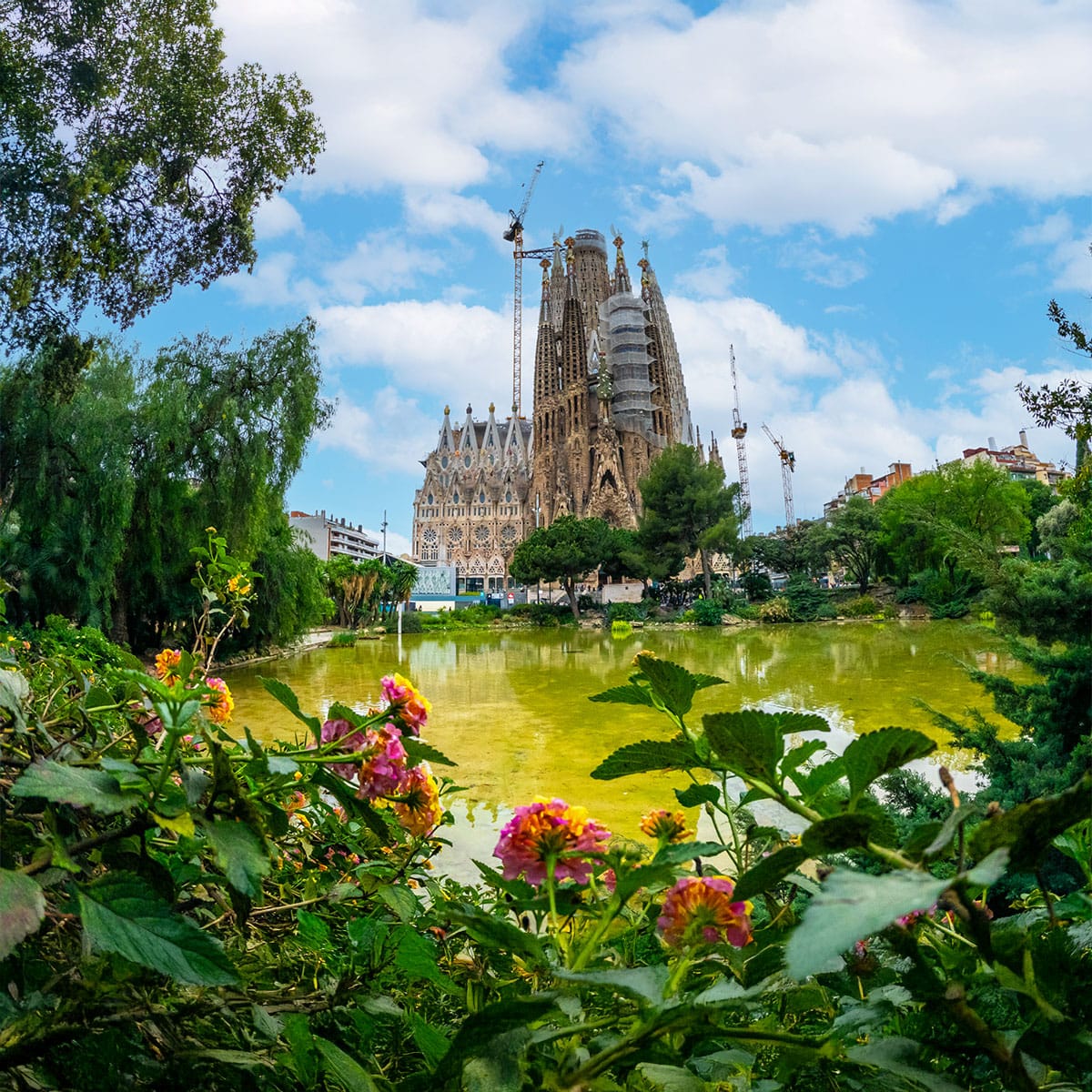 Traveller enjoying Spanish scenery with trip insurance peace of mind