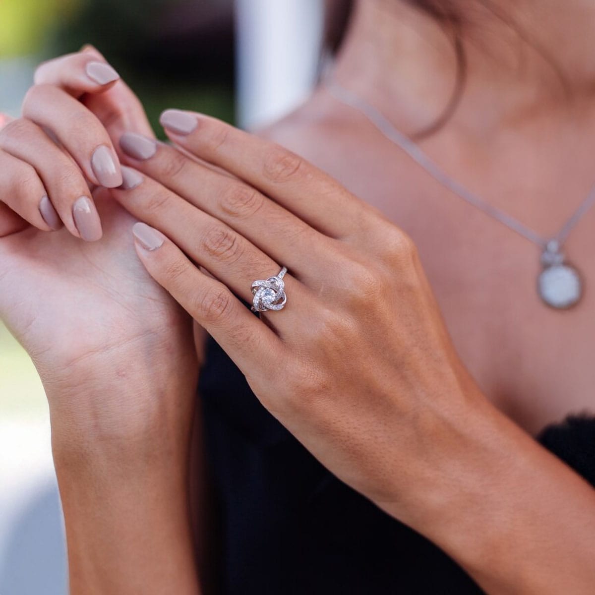 Bespoke one carat diamond ring displayed showcasing personalised craftsmanship and design