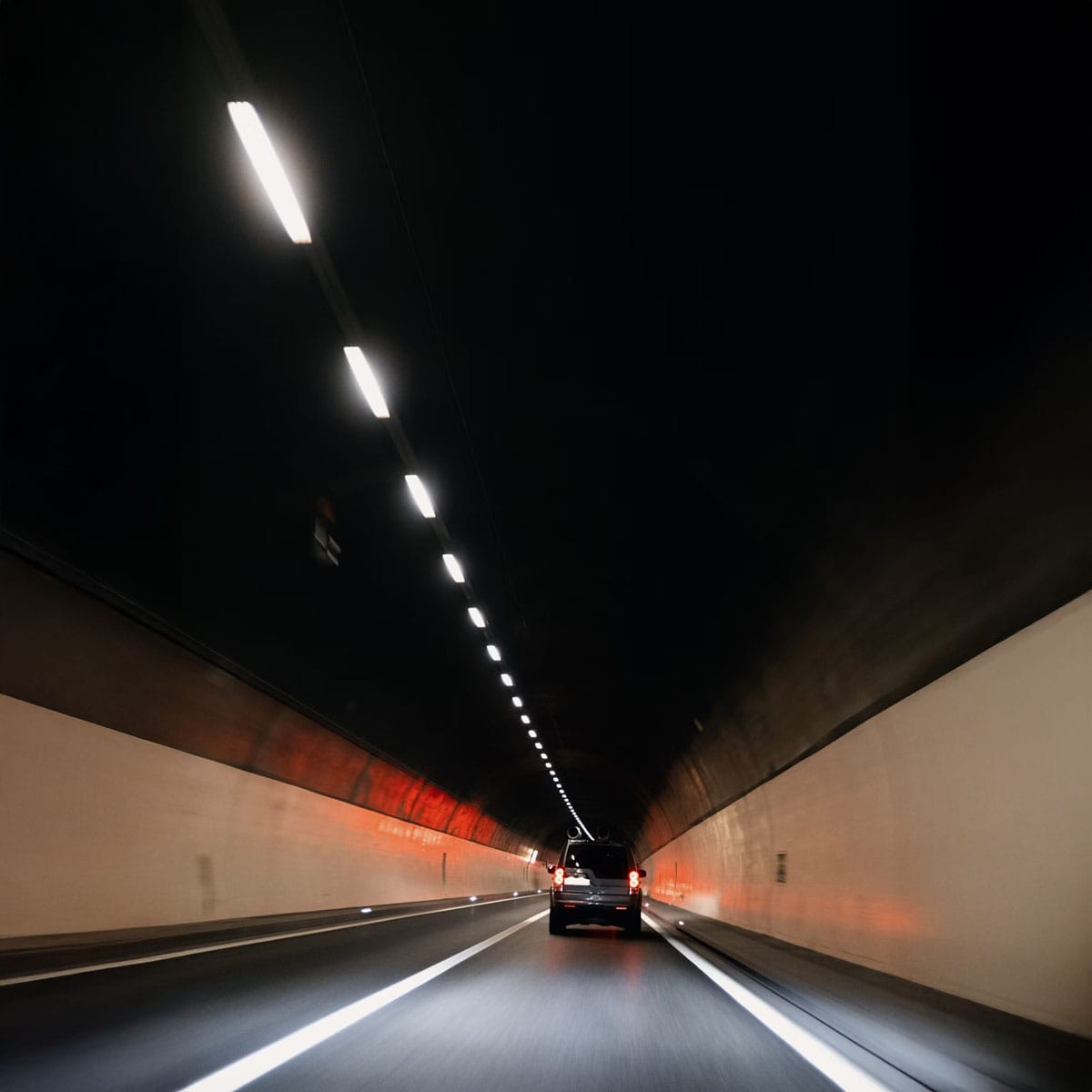 Silvertown Tunnel entrance with modern infrastructure and traffic lanes visible