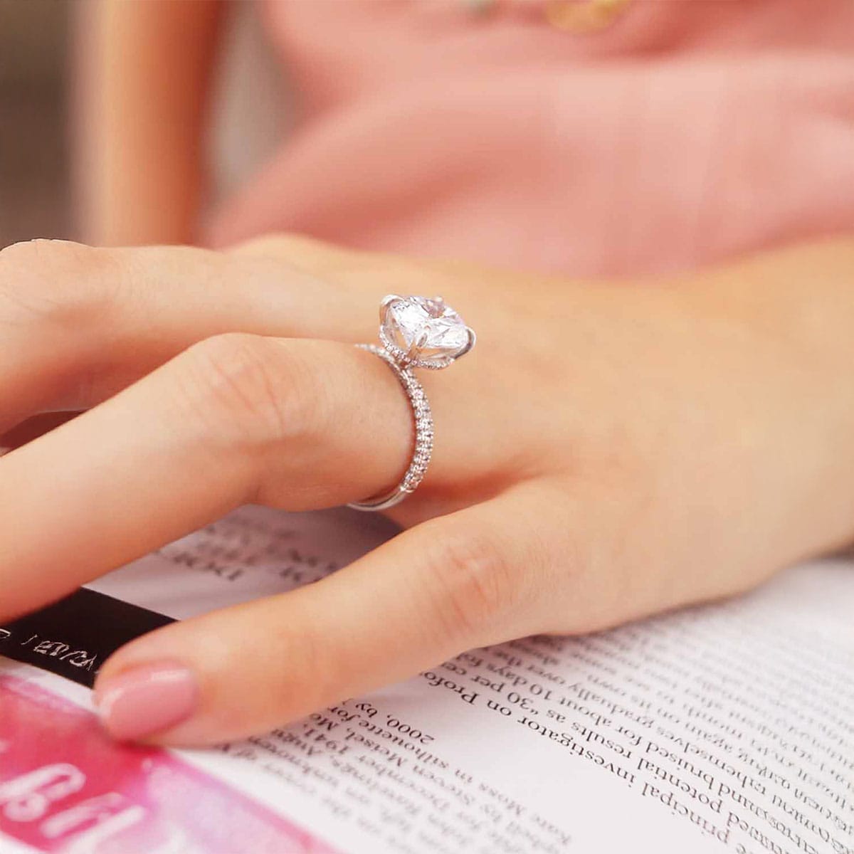 Lily Arkwright engagement rings, ethical engagement rings UK, lab-grown diamond rings