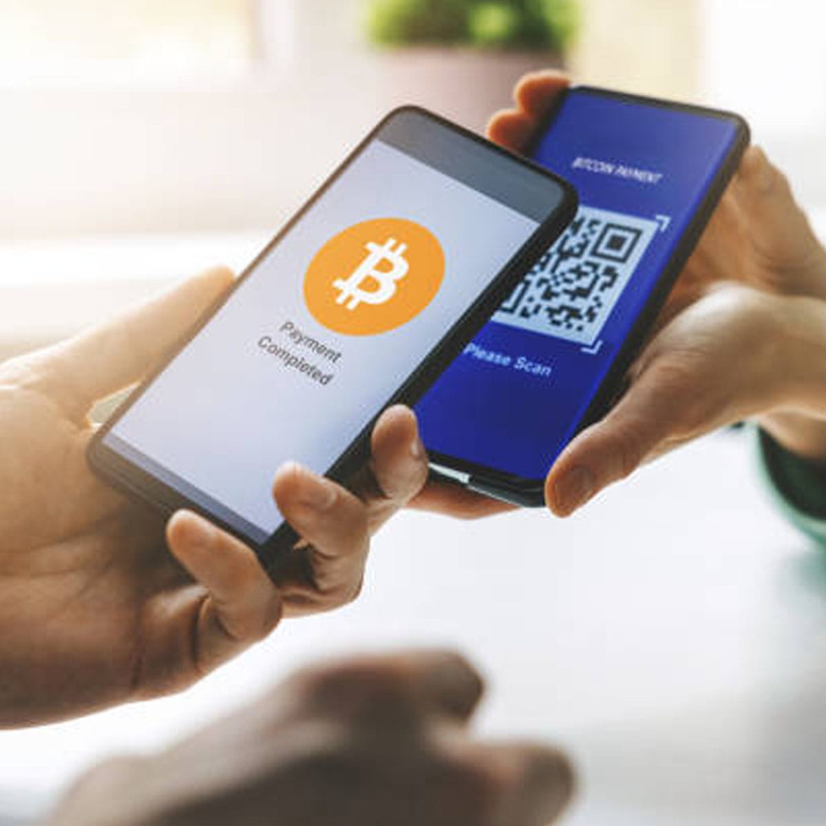 Live music venue in Soho with cryptocurrency payment options displayed