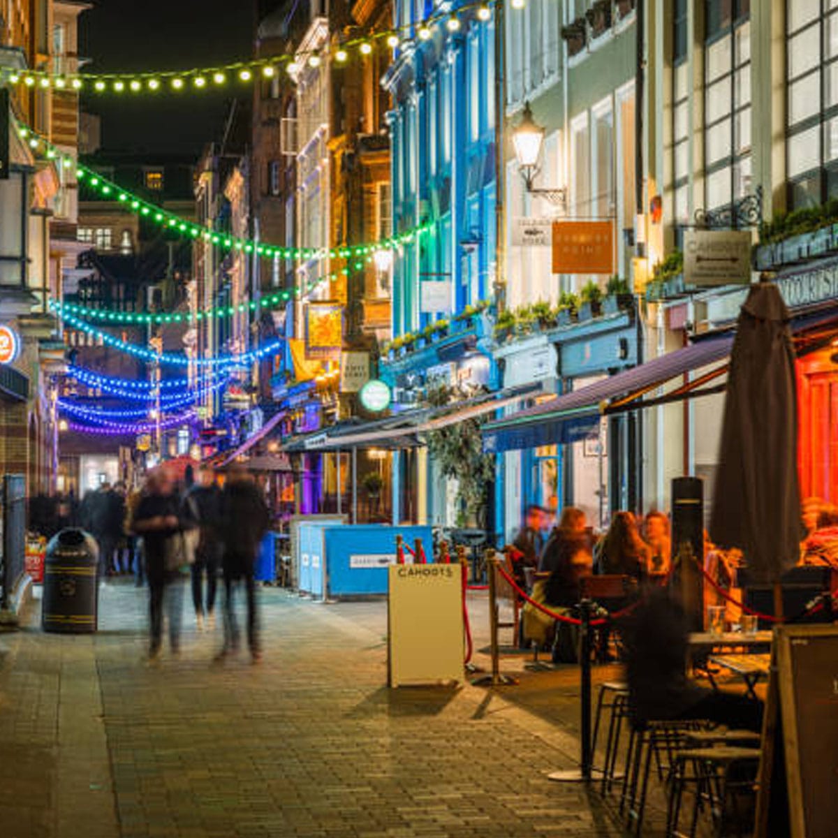 Historic cinema interior in Soho preserving traditional entertainment heritage