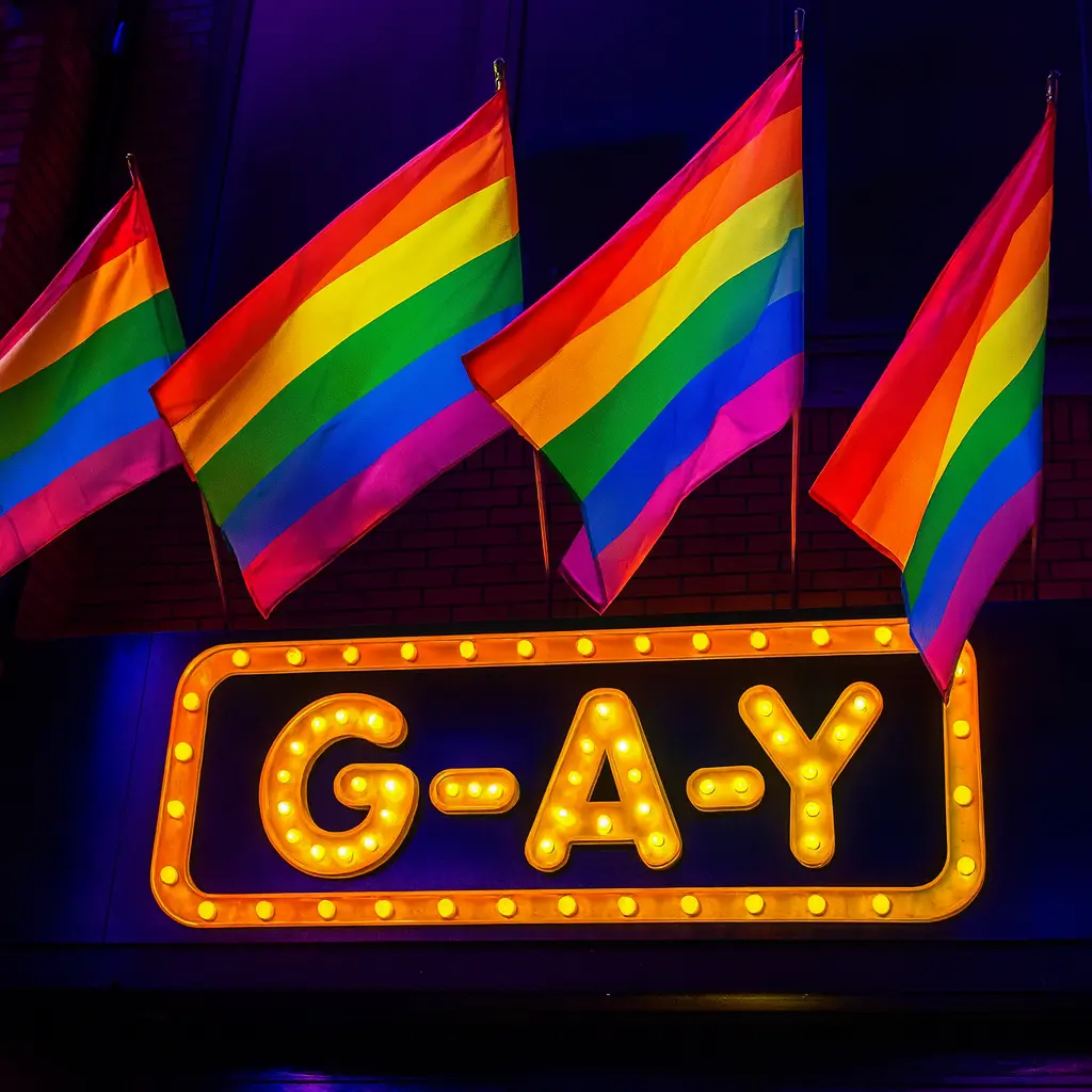 G-A-Y Bar storefront on Old Compton Street in Soho, London's iconic queer venue