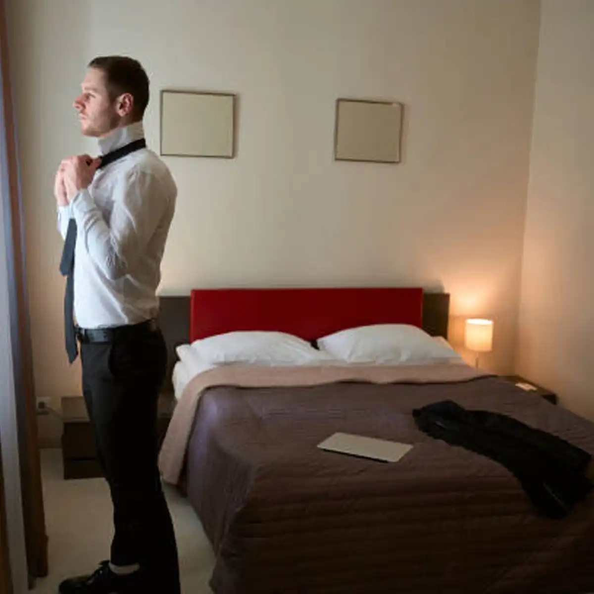 Contemporary living quarters Stylish aparthotel living space combining hotel comfort with residential independence in London