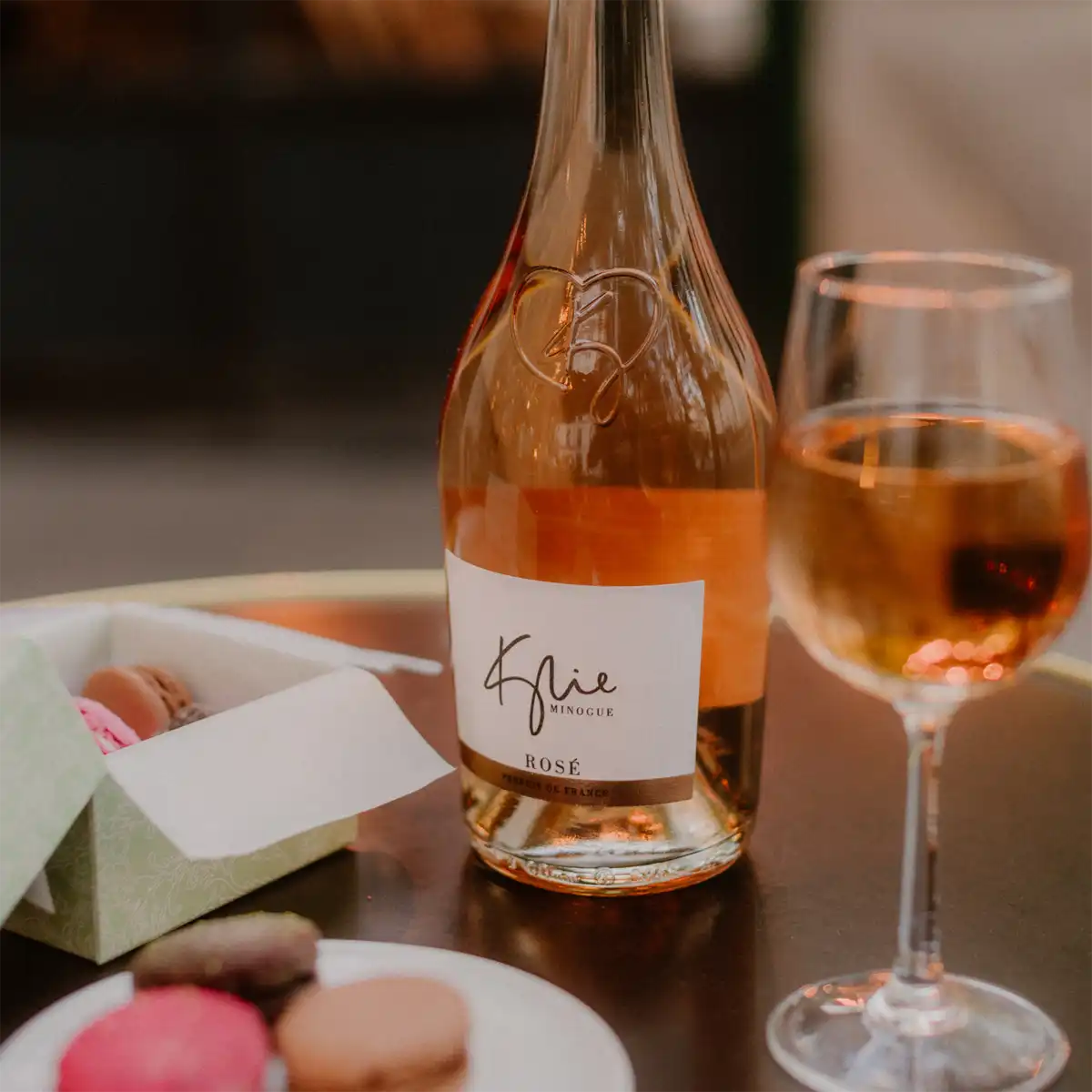 Kylie Minogue And Paul Schaafsma Turn Rosé Serious
