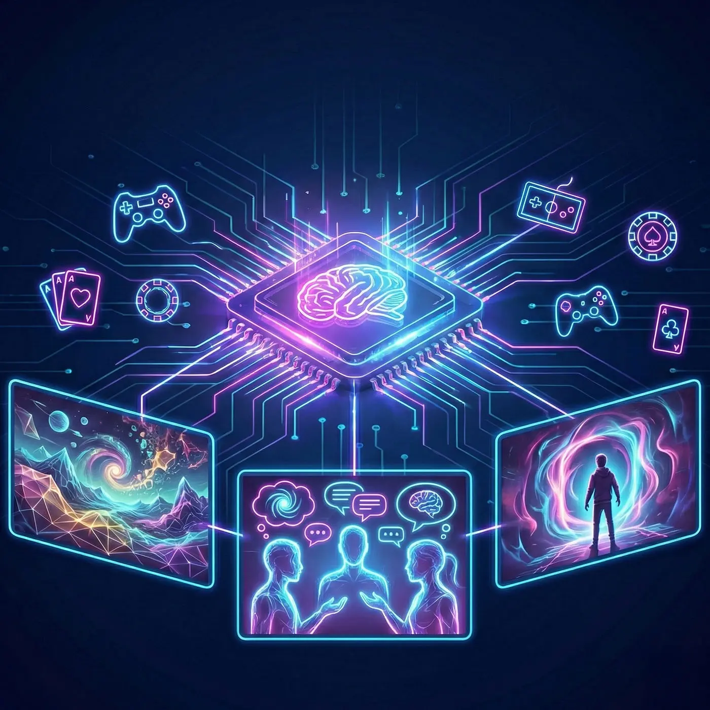 AI gaming innovation Artificial intelligence technology enhancing online casino gaming experience and personalisation