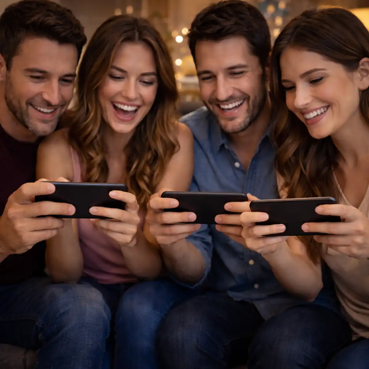 iPhone displaying gaming platform interface with practical app design for UK players