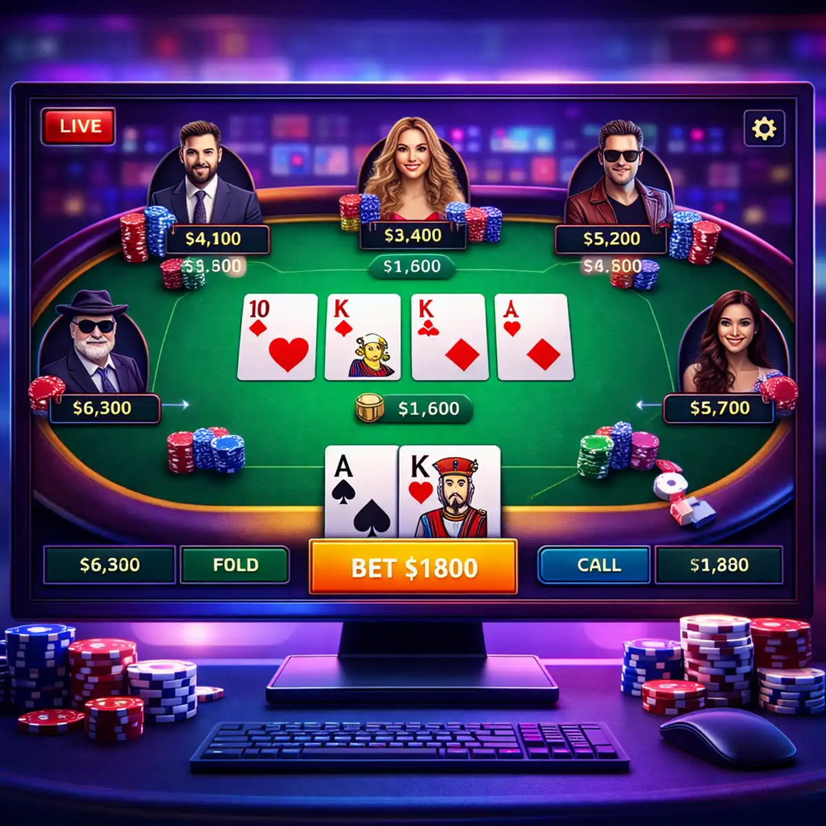 Modern smartphone displaying digital gambling interface alongside streaming and social media apps