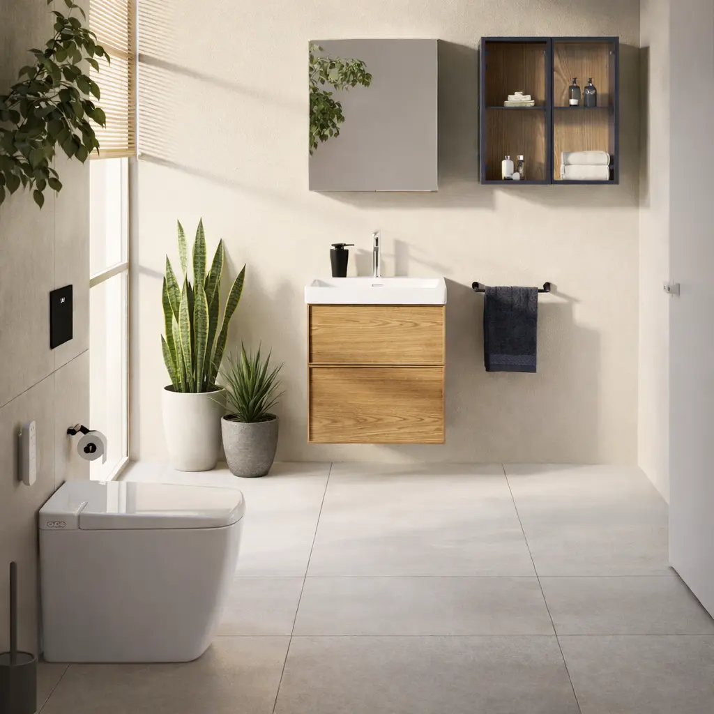 Sleek bathroom tapware demonstrating thoughtful ergonomic and visual design principles