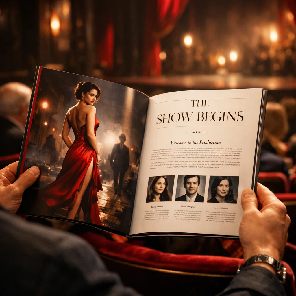 How Theatre Programmes Tell Stories Before the Curtain Rises