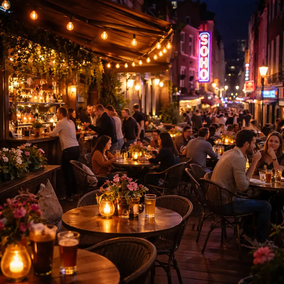 Soho Late Night Dates That Start on Rooftops and End Below