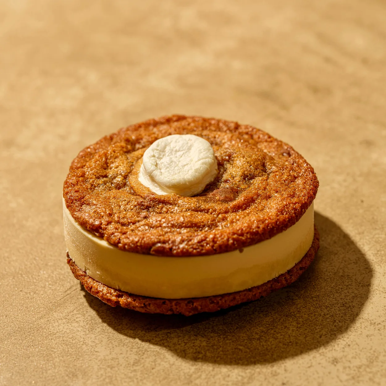 Cookie ice cream sandwich from Creme, the D'Arblay Street cookie shop