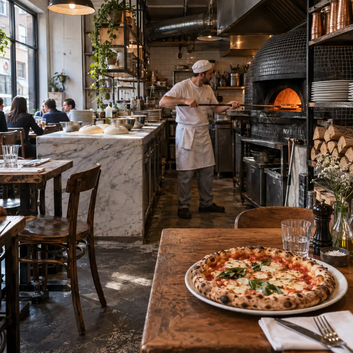 Napoli on the Road Soho Kitchen Napoli on the Road Soho pizza kitchen serving the world's best pizza at 140 Wardour Street London
