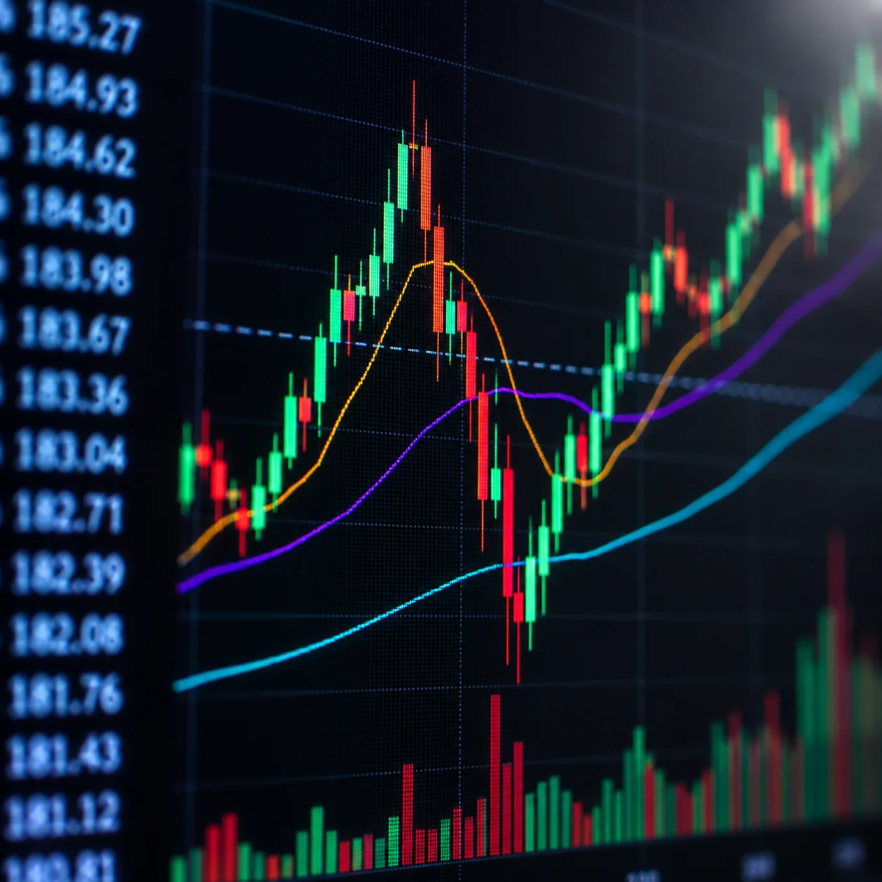 volatility trading chart